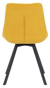 Jedálenská stolička VALENTE - žltá