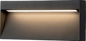 LED vonkajšie nástenné osvetlenie Casoria Slim – Sivá