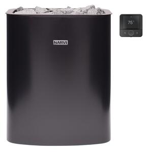 Narvi saunová pec elektrická NC Electric Flow Wifi 6,0 kW black