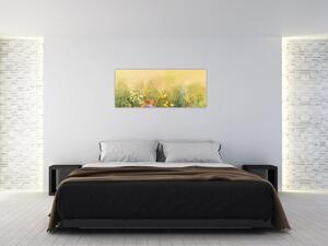 Obraz - Maľovaná lúka (120x50 cm)