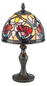Quoizel QZ-LARISSA-TL-S - Stolná lampa Tiffany LARISSA 1xE14/40W/230V