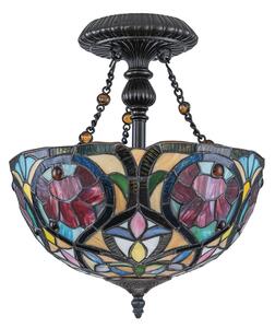 Quoizel QZ-LARISSA-SF - Prisadený luster Tiffany LARISSA 2xE27/60W/230V