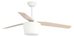 Stropný ventilátor Monsoon 13.2 biele s diaľkovým ovládaním – Biela