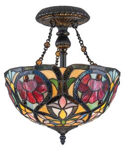 Quoizel QZ-LARISSA-SF - Prisadený luster Tiffany LARISSA 2xE27/60W/230V