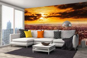 Samolepiaca vliesová fototapeta Pohľad na Hollywood 375 x 250 cm