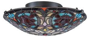 Quoizel QZ-LARISSA-F - Stropné svietidlo Tiffany LARISSA 2xE27/40W/230V