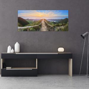 Obraz - Horský chodník (120x50 cm)