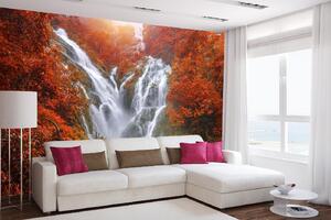 Samolepiaca vliesová fototapeta Vodopád Thi Lo Su 375 x 250 cm