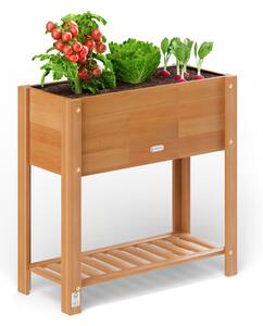 Casaria Vyvýšený truhlík z akáciového dreva 68 cm
