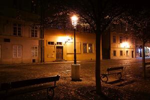 DIMEX | Vliesové fototapety na stenu Kampa Praha MS-5-0746 | 375 x 250 cm | čierna, žltá, šedá