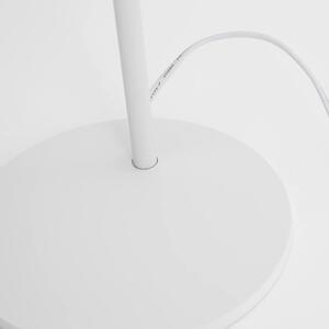 Retro stojaca lampa Yama 20 biele – Biela