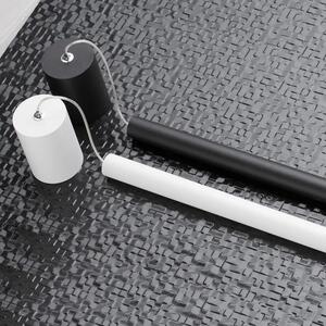 Moderný luster Ultrathin 25 čierne – Čierna