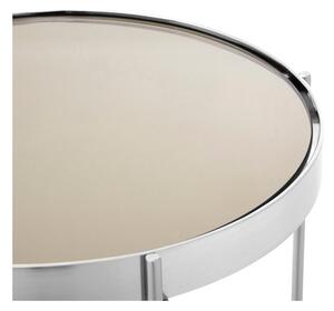 Okrúhly odkladací stolík so sklenenou doskou ø 33 cm Allure – Premier Housewares