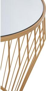 Okrúhly odkladací stolík so sklenenou doskou ø 45 cm Avantis – Premier Housewares