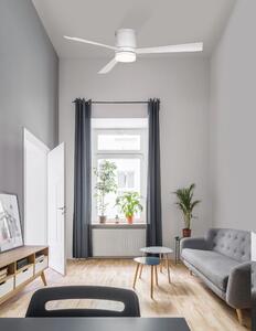 Stropný ventilátor Silky 13.2 biele s diaľkovým ovládaním – Biela
