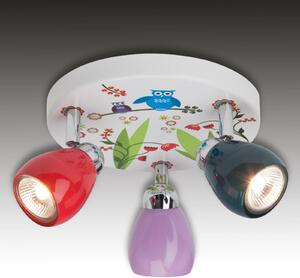 Stropné LED svietidlo Birds, 3-plameňové