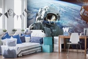 Samolepiaca vliesová fototapeta Astronaut vo vesmíre 375 x 250 cm