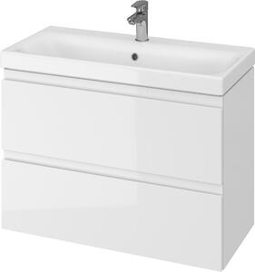 Dizajnová súprava 979 Moduo Slim 80 White Dsm (skrinka + umývadlo)