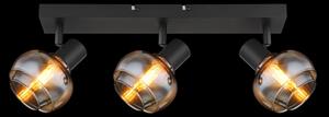 Globo 54309-3B - Bodové svietidlo TOKKI 3xE14/40W/230V čierna