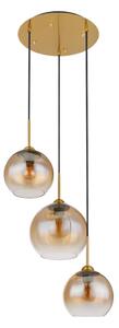 Globo 15788-3H - Závesný luster na lanku JAMESSA 3xE27/60W/230V mosadz