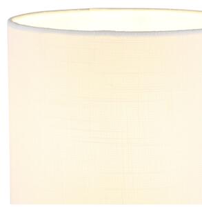 Globo 21440W - Stolná lampa BENSON 1xE27/40W/230V biela