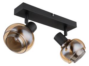 Globo 54309-2B - Bodové svietidlo TOKKI 2xE14/40W/230V čierne