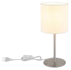 Globo 21440W - Stolná lampa BENSON 1xE27/40W/230V biela