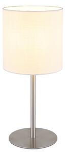 Globo 21440W - Stolná lampa BENSON 1xE27/40W/230V biela