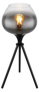 Globo 15548T1 - Stolová lampa MAXY 1xE27/40W/230V čierna