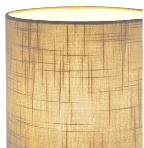 Globo 21440G - Stolová lampa BENSON 1xE27/40W/230V sivá