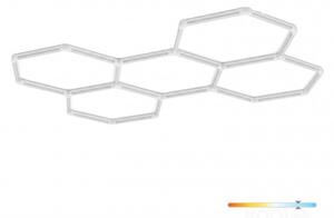 LED stropné svietidlo HEXLINE LED/216W/230V 6500K 208x300 cm biela