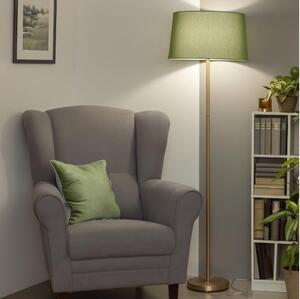 Brilagi - LED stojacia lampa CERIA 1xE27/20W/230V, priemer 45 cm, zelená/zlatá