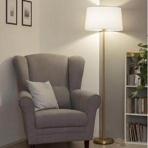 Brilagi - LED stojacia lampa CERIA 1xE27/20W/230V pr. 45 cm biela/zlatá