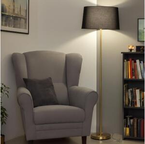 Brilagi - LED stojacia lampa CERIA 1xE27/20W/230V pr. 45 cm čierna/zlatá