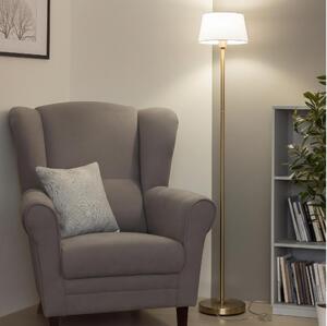 Brilagi - LED Stojacia lampa CERIA 1xE27/20W/230V priemer 25 cm biela/zlatá