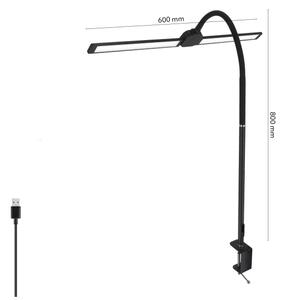 Brilagi - LED Stmievateľná stolná lampa USB VARIO LED/14W/5V 3000-6000K čierna