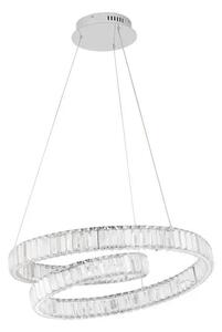 Krištáľový luster Conceto A 60 Chrome – Sivá