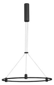 LED luster na lanku Dion 1 čierne – Čierna
