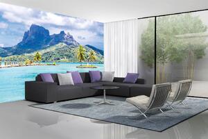 Samolepiaca vliesová fototapeta Ostrov Bora Bora 375 x 250 cm