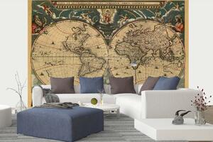 Samolepiaca vliesová fototapeta Mapa starovekého sveta 375 x 250 cm