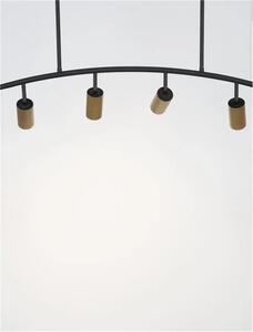 LED luster Pogno 965 čierne – GU10