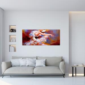 Obraz - Baletka, maľba (120x50 cm)