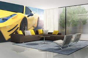 Samolepiaca vliesová fototapeta Luxusné auto 375 x 250 cm