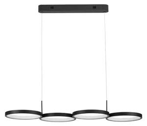 LED luster Magnus 84 čierne – Čierna
