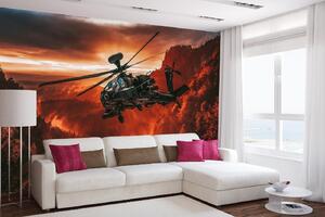 Samolepiaca vliesová fototapeta Americký vrtuľník 375 x 250 cm
