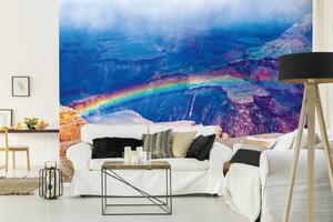 Samolepiaca vliesová fototapeta Dúha nad Grand Canyonom 375 x 250 cm