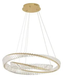 Krištáľový luster Aurelia 70W 80 zlaté – LED