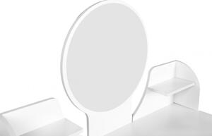 Toaletný stolík Biely BeComfort HT-Bella