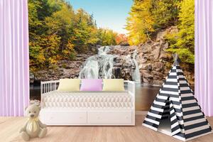 Samolepiaca vliesová fototapeta Mary Ann Falls, Kanada 375 x 250 cm