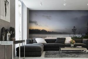 Samolepiaca vliesová fototapeta Jazero vo Švédsku 375 x 250 cm